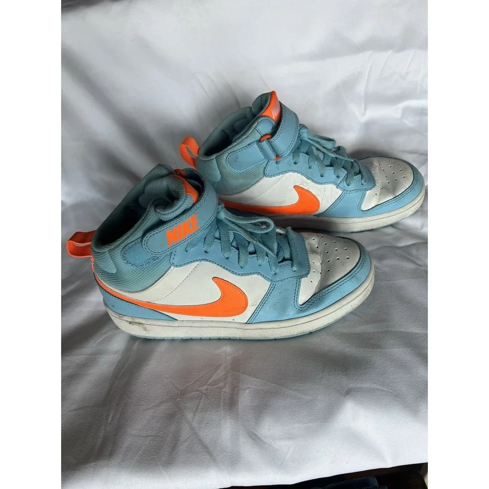 Nike Court Borough Mid 2‎ Big Kids Shoe Sz 6Y Youth Athleisure Sport Style*